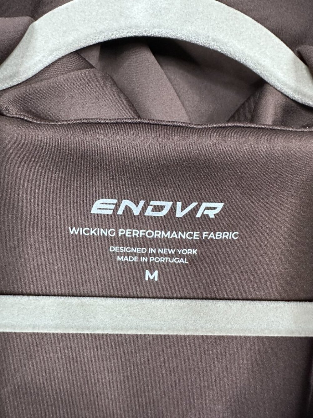 NWT Endeavor Athletic Men The Dynamic Warmup Hoodie Dark Oak Cooling Performance - Picture 6 of 10